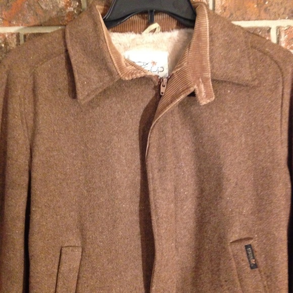 RARE Wool Fox Knapp Lined Jacket Size 38 - Picture 2 of 8